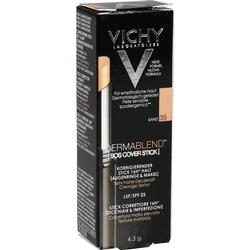 Schwarze Verpackung eines SOS Cover Sticks der Marke Vichy mit Farbton Sand 35.